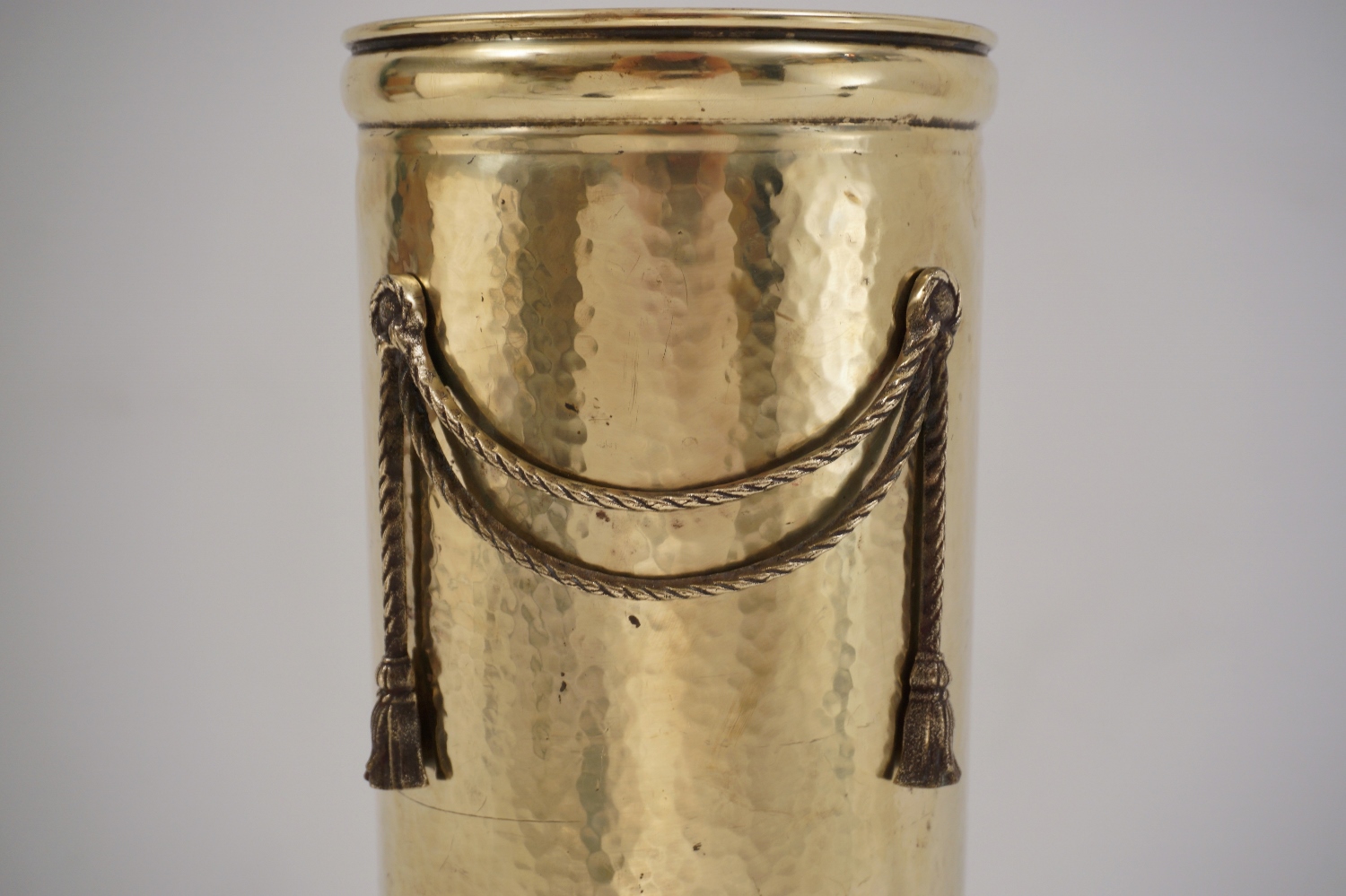 Vintage brass umbrella stand by Peerage, 1930`s ca, English in