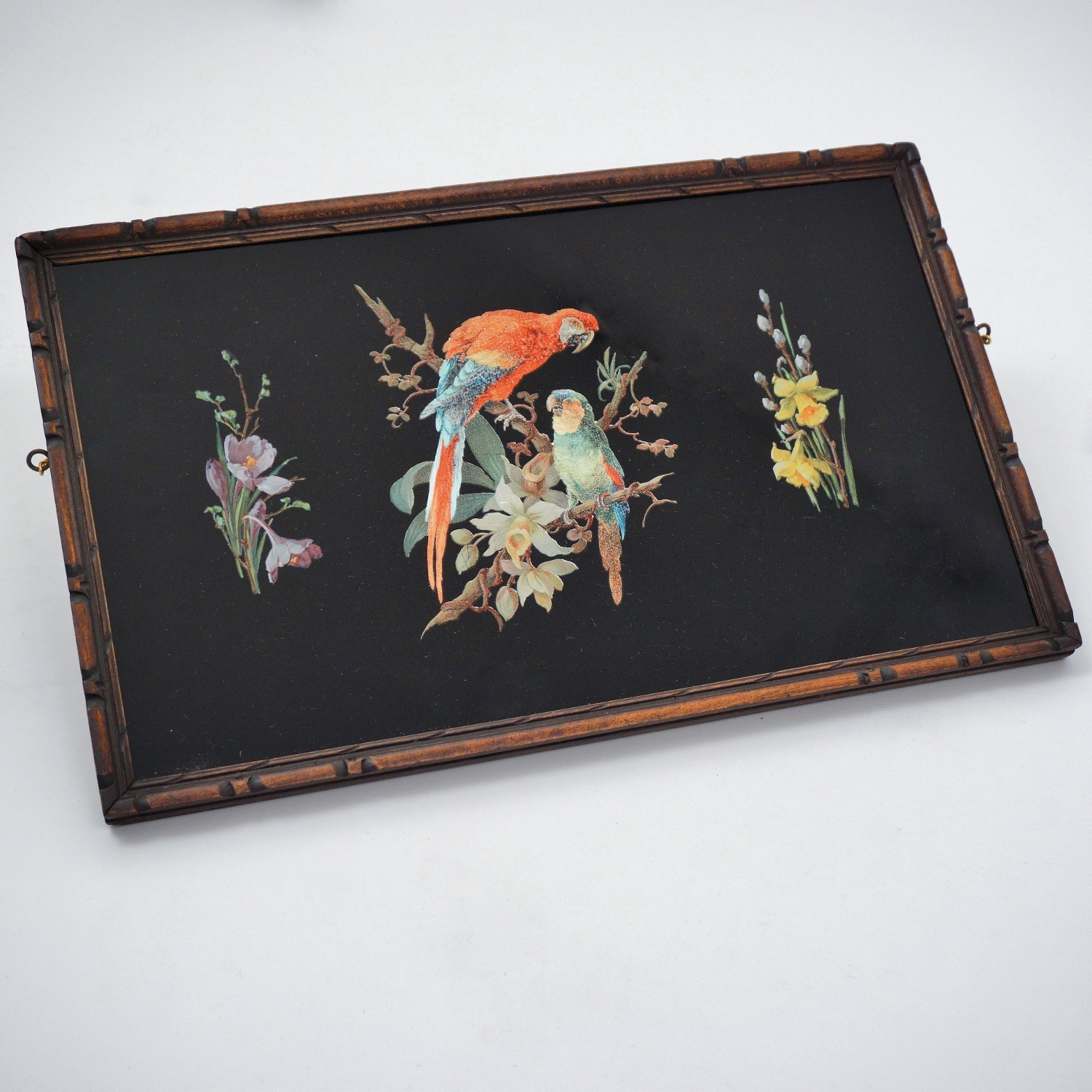 Reverse Glass Painted Foil Art Picture (c.1930s)