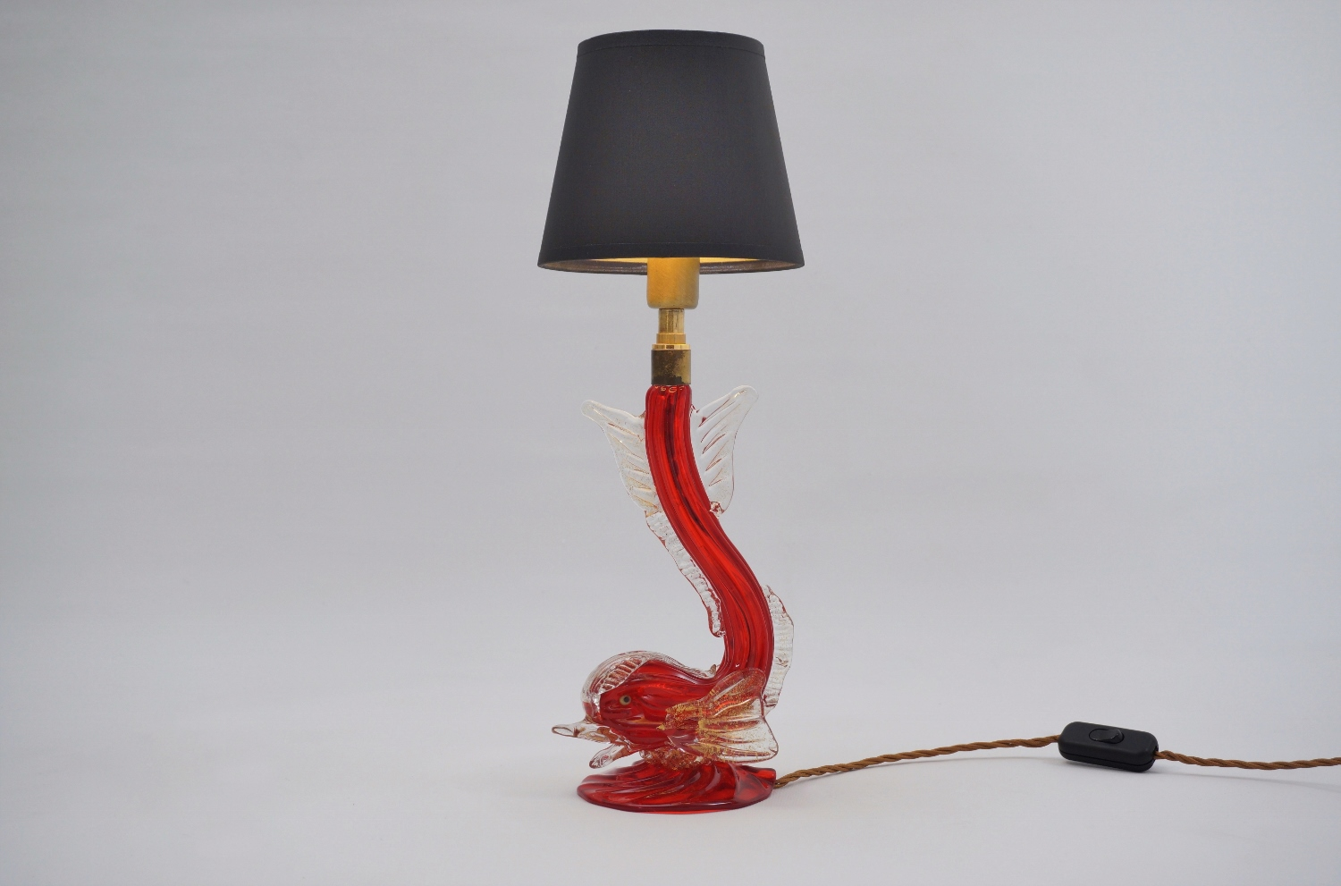 murano fish lamp