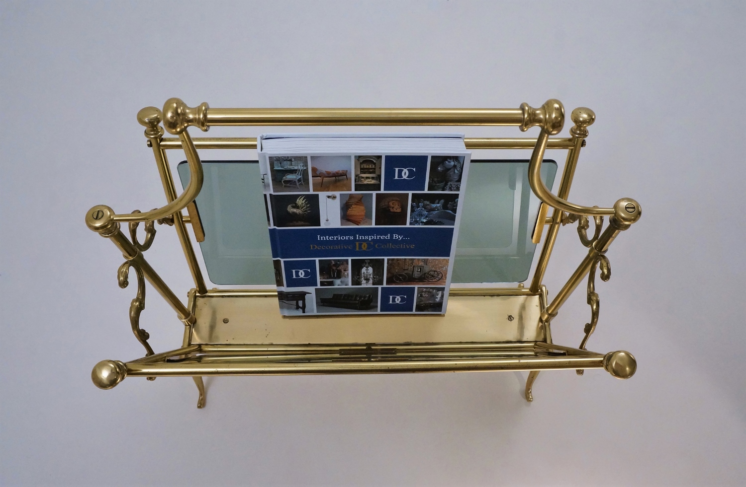 A 1950's French Brass Etagere - Stock - Blanchard Collective